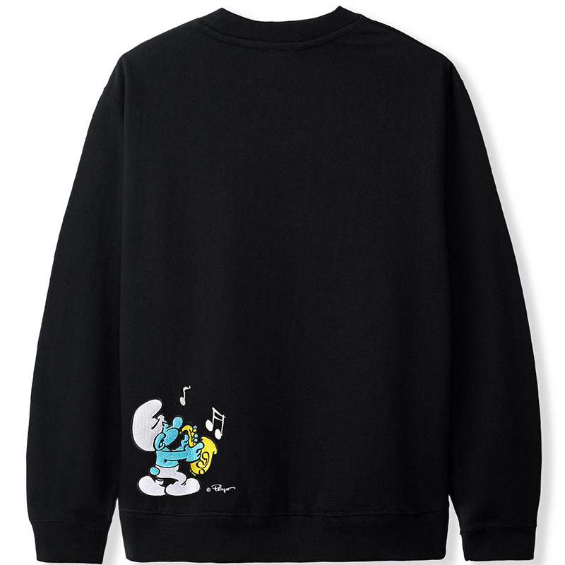 Butter Goods x The Smurfs Harmony Crewneck Sweatshirt Black Butter Goods x The Smurfs Harmony Crewneck Sweatshirt Black