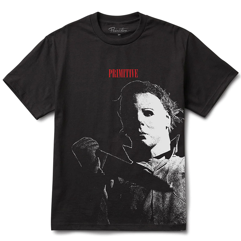 Primitive x Halloween Slasher Heavyweight T-shirt Black