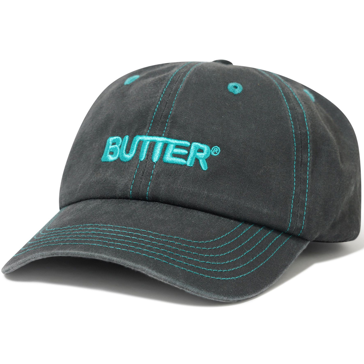 帽子 Buttergoods 6panel cap black freesize Butter Goods Design 6 Panel Cap - Black – Eastern Boarder