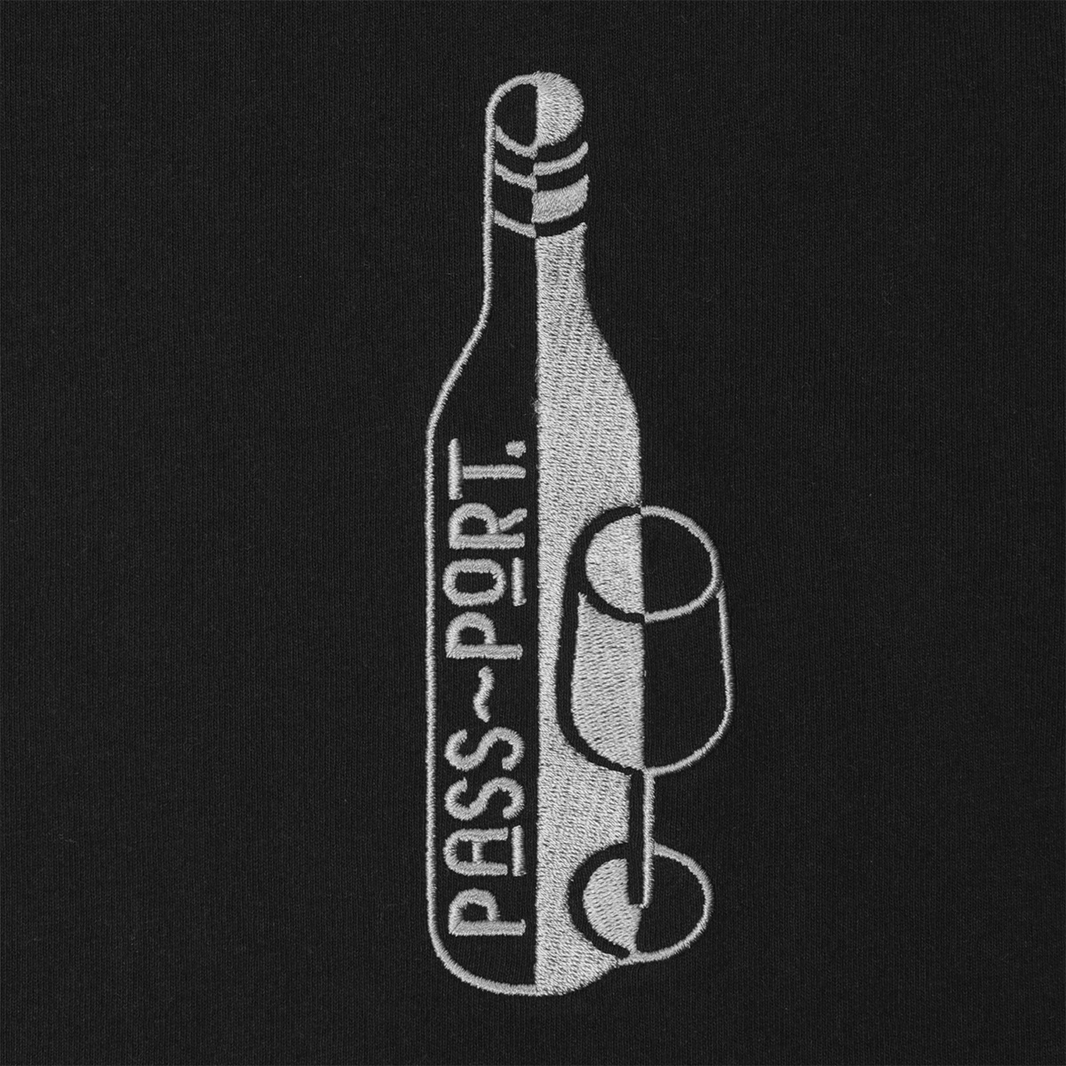 Pass Port ABV T-shirt Black
