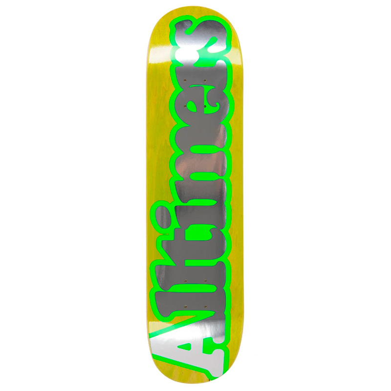 Alltimers Lime Broadway Skateboard Deck Lime 8.0
