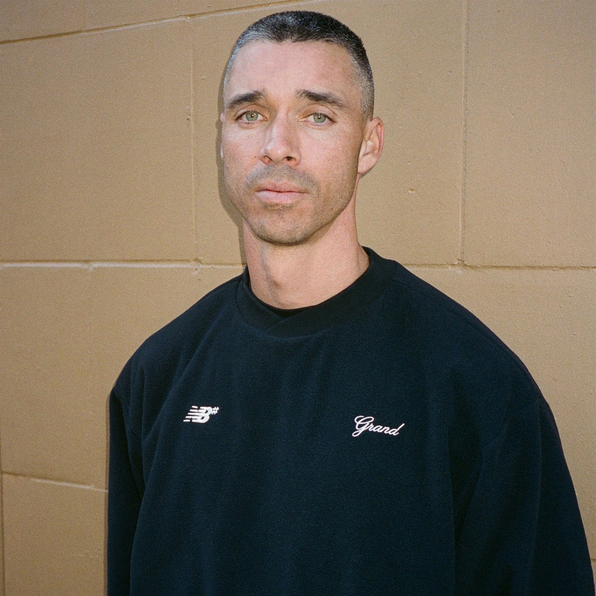 Grand Collection x New Balance Polar Fleece Windshirt Jacket Black Grand Collection x New Balance Polar Fleece Windshirt Jacket Black
