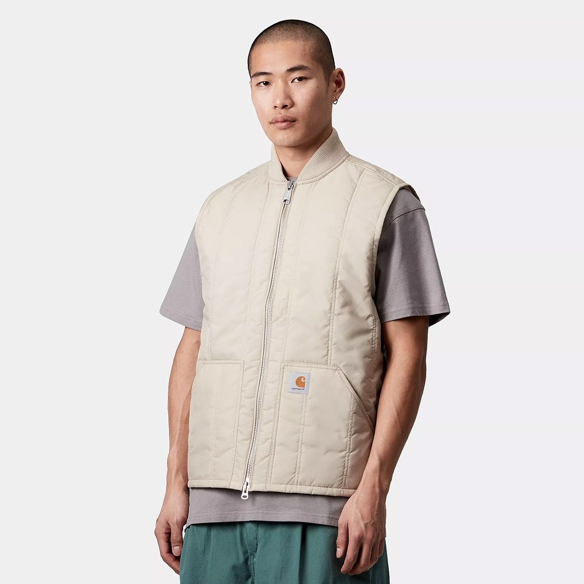 Carhartt WIP Lachlan Vest Liner Fleur De Sel Carhartt WIP Lachlan Vest Liner Fleur De Sel