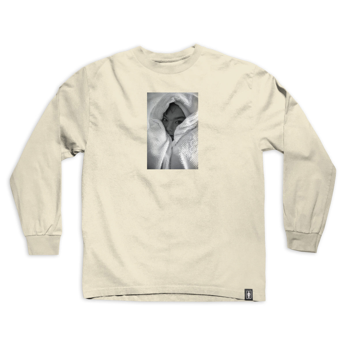 Girl Spike Photo Series V2 Bjork Longsleeve T-shirt Ivory Girl Spike Photo Series V2 Bjork Longsleeve T-shirt Ivory