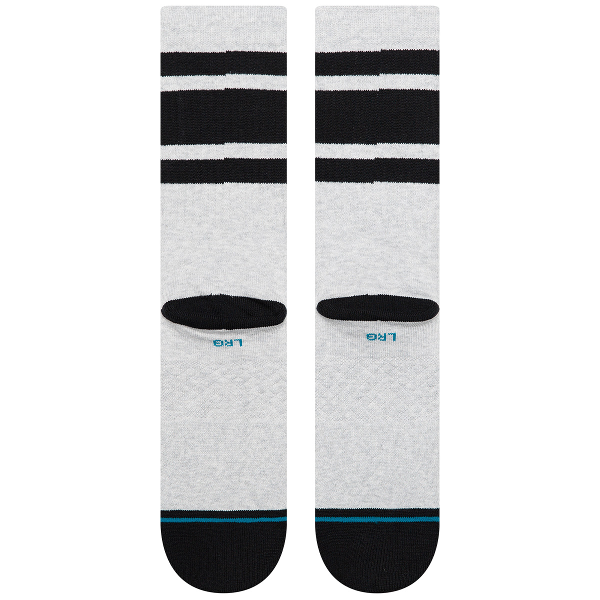 Stance Boyd Skull Crew Socks Heather Grey