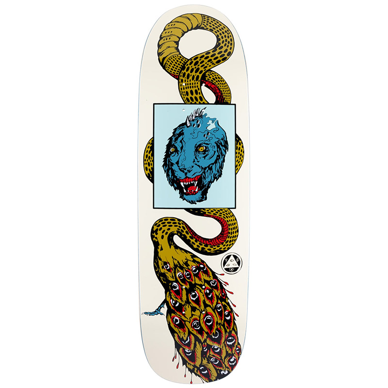 Welcome Glam Dragon On Boline Skateboard Deck Bone 9.25
