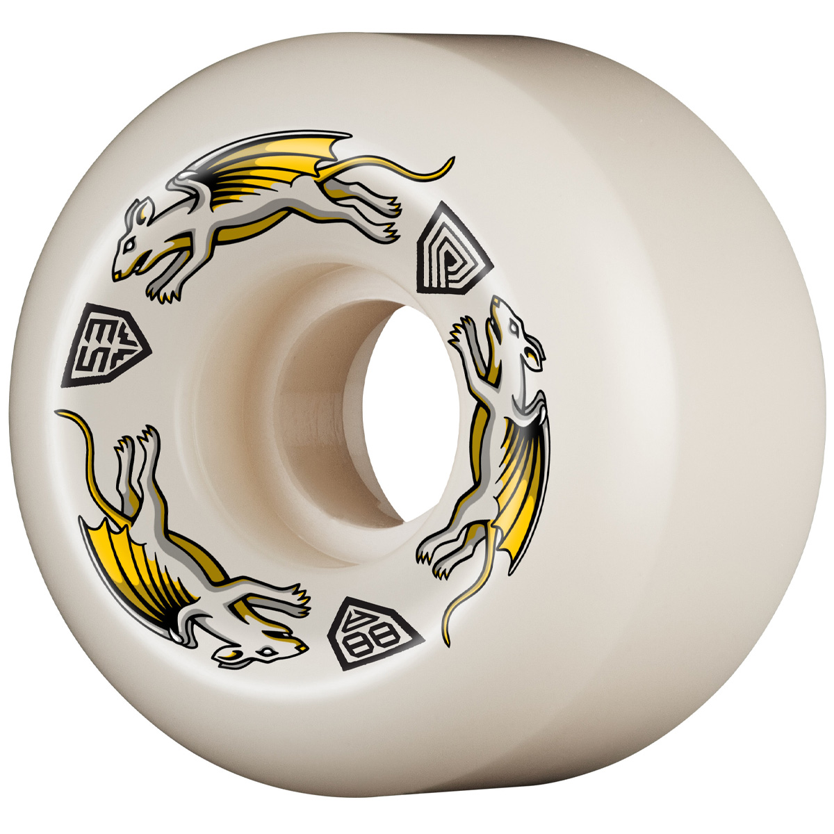 Powell Peralta Dragon Formula Nano Rat V6 Wide Cut Wheels 88A 53mm x 33mm Powell Peralta Dragon Formula Nano Rat V6 Wide Cut Wheels 88A 53mm x 33mm