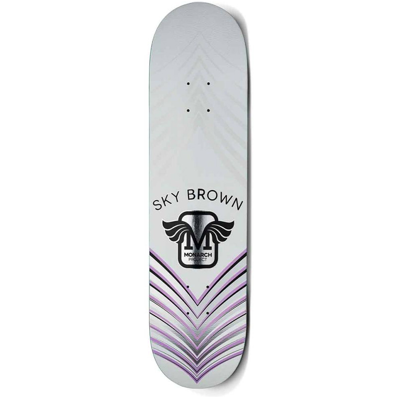 Monarch Project Sky Horus Skateboard Deck Purple 7.75