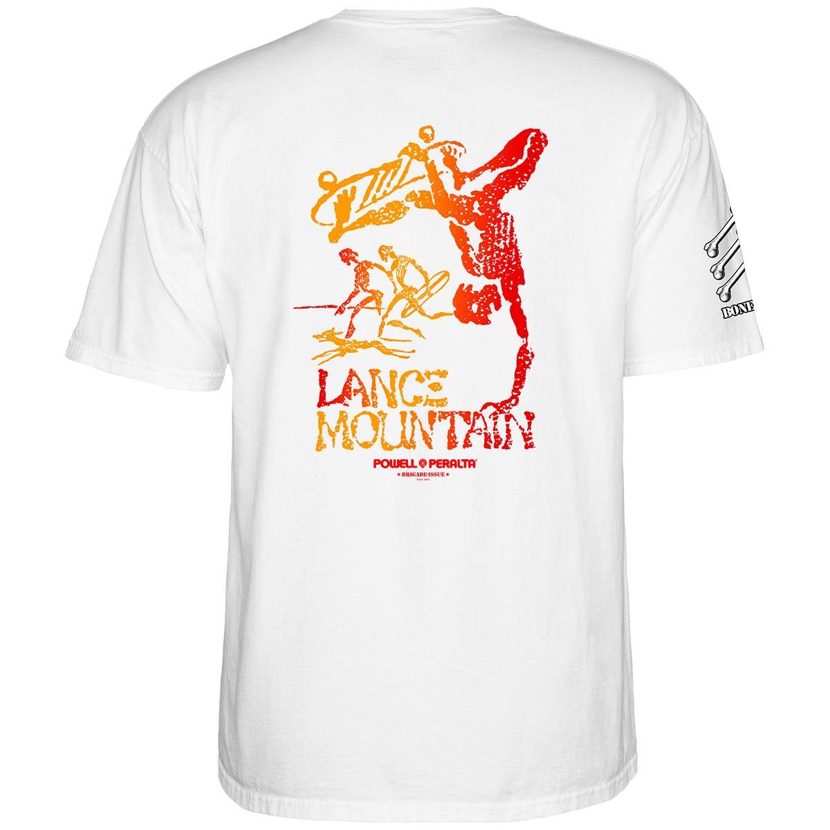 Powell Peralta Bones Brigade Lance Mountain T-shirt White
