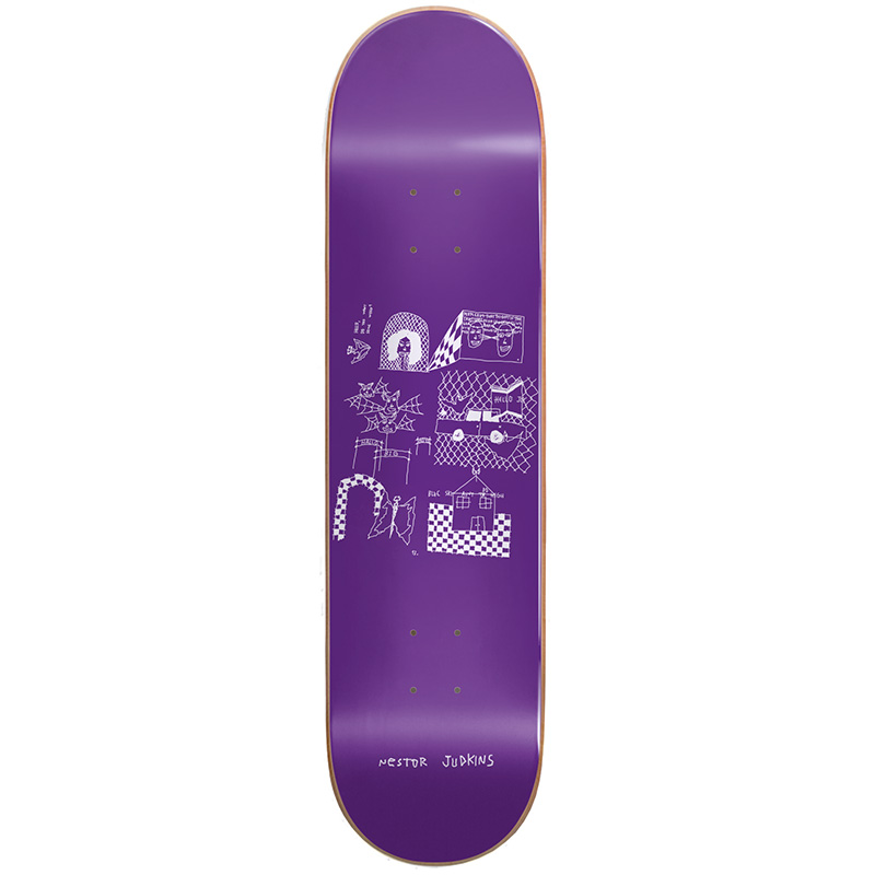 Enjoi Judkins Skart 2 R7 Skateboard Deck 8.5 Enjoi Judkins Skart 2 R7 Skateboard Deck 8.5