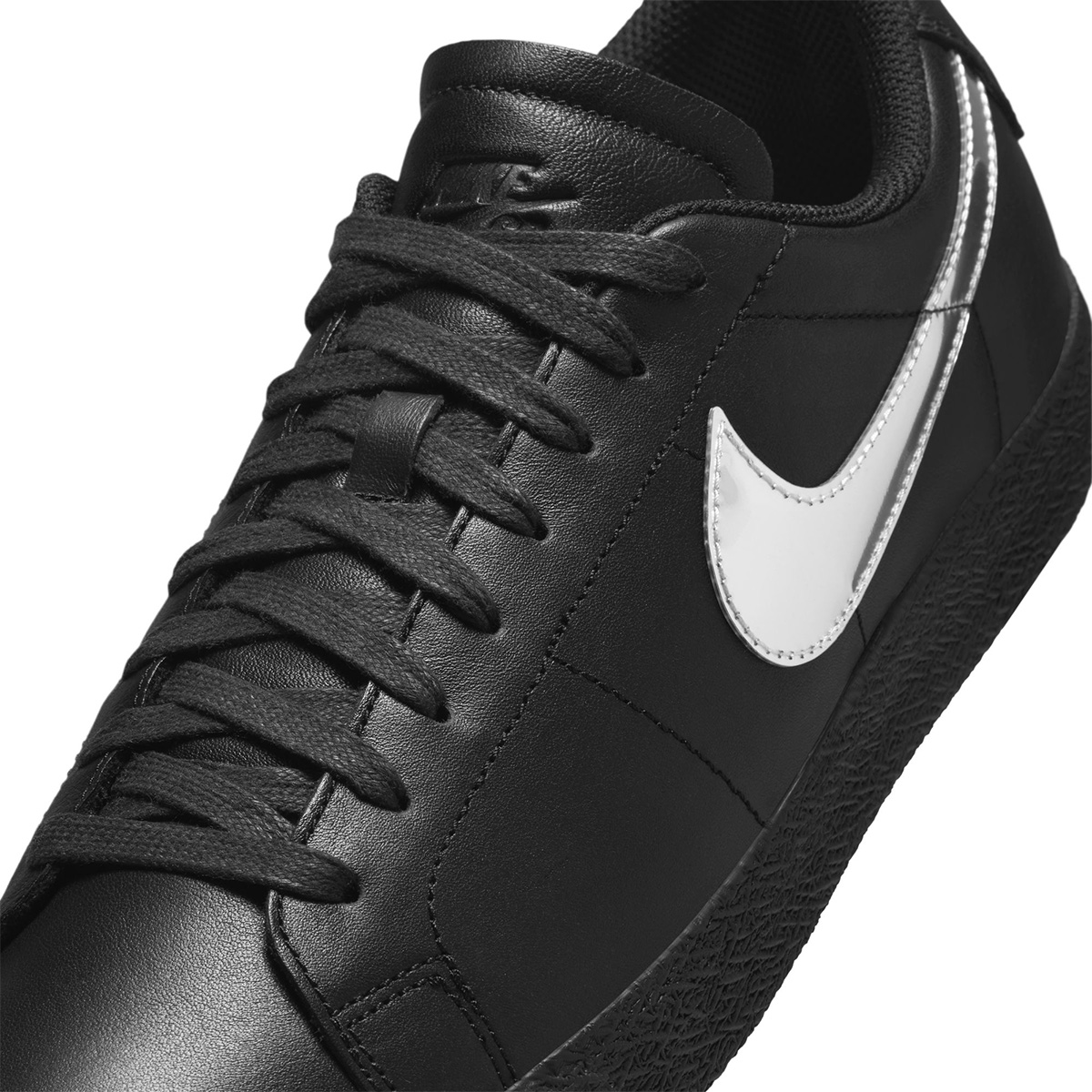 Nike SB Zoom Blazer Low x Dancer Skateboards Black/Metallic Silver-Black Nike SB Zoom Blazer Low x Dancer Skateboards Black/Metallic Silver-Black