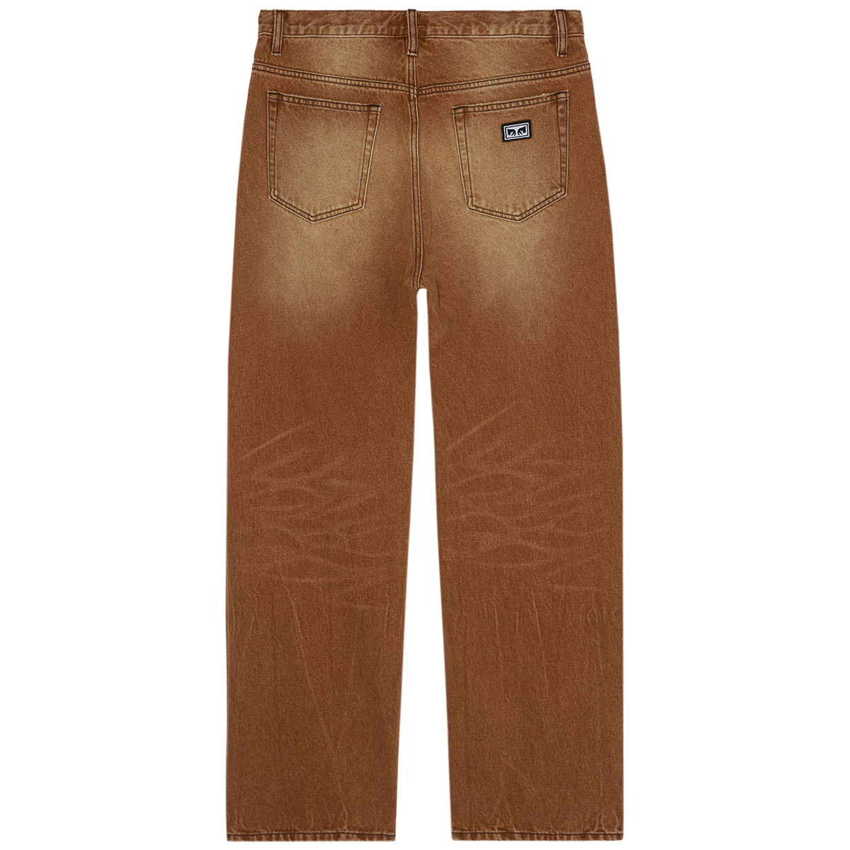 Obey Boxcar Straight Leg Denim Archive Brown