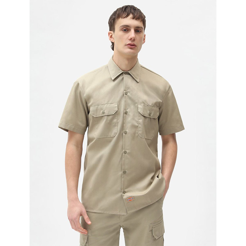 Dickies Work Shirt Khaki Dickies Work Shirt Khaki