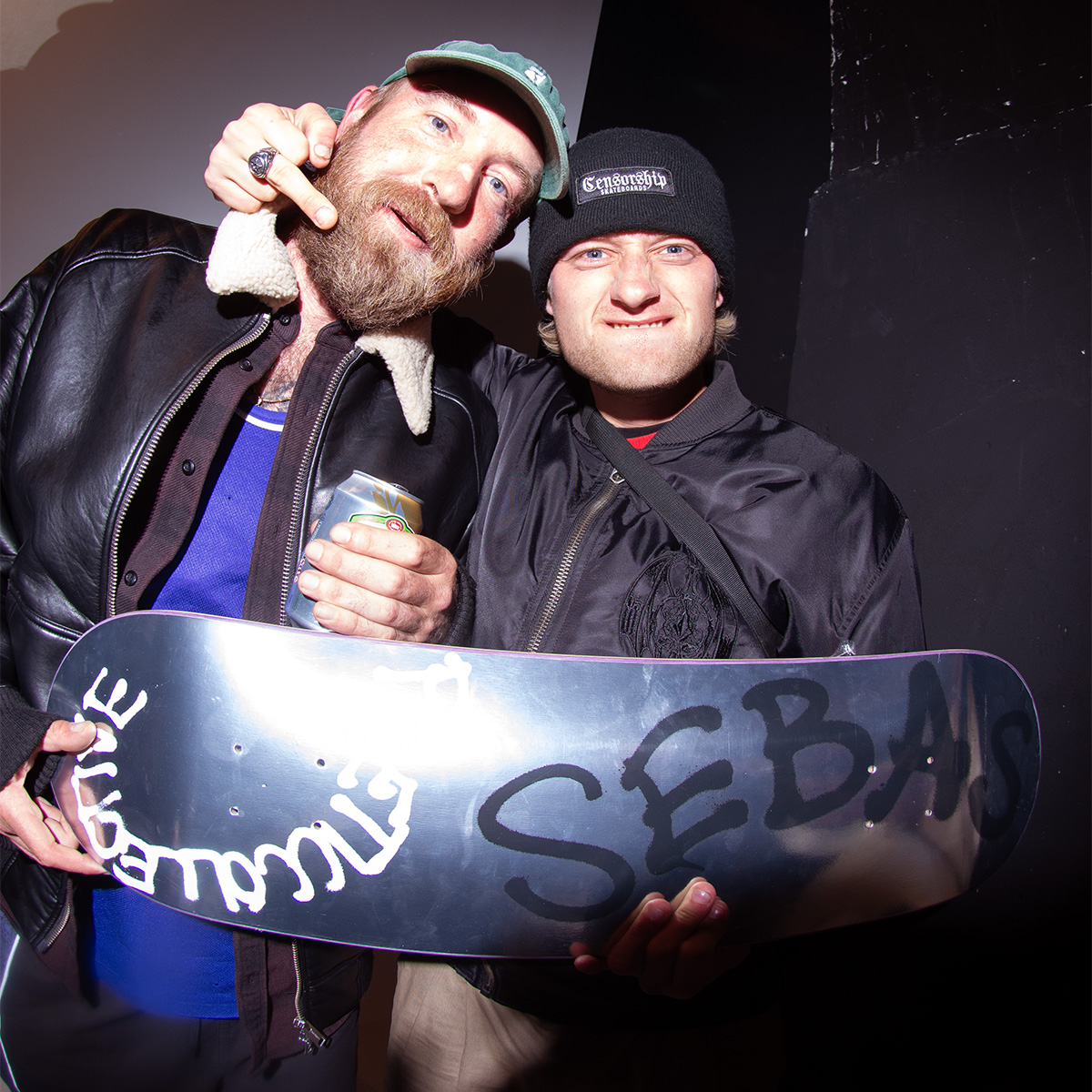 Poetic Sebas Spray Skateboard Deck 8.25