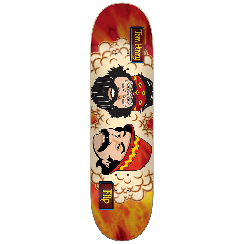 Flip Toms Friends Sunshine Skateboard Deck Orange 8.0