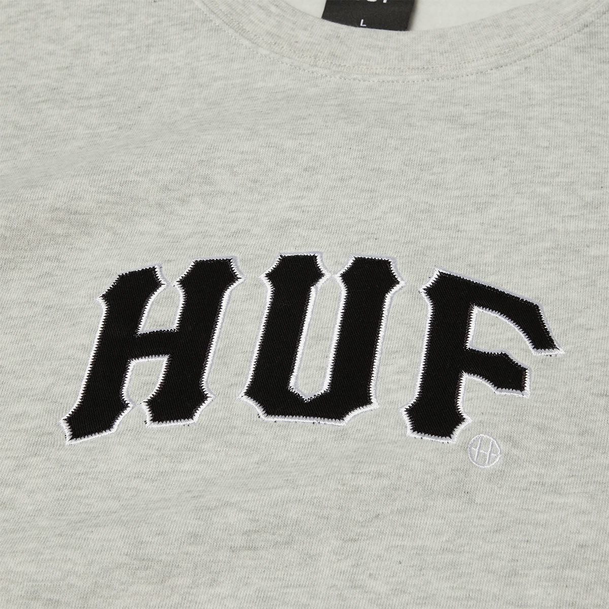 HUF Arch Applique Sweater Ash
