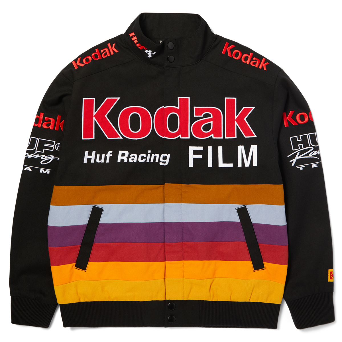 HUF x Kodak Pole Position Racing Jacket Black HUF x Kodak Pole Position Racing Jacket Black