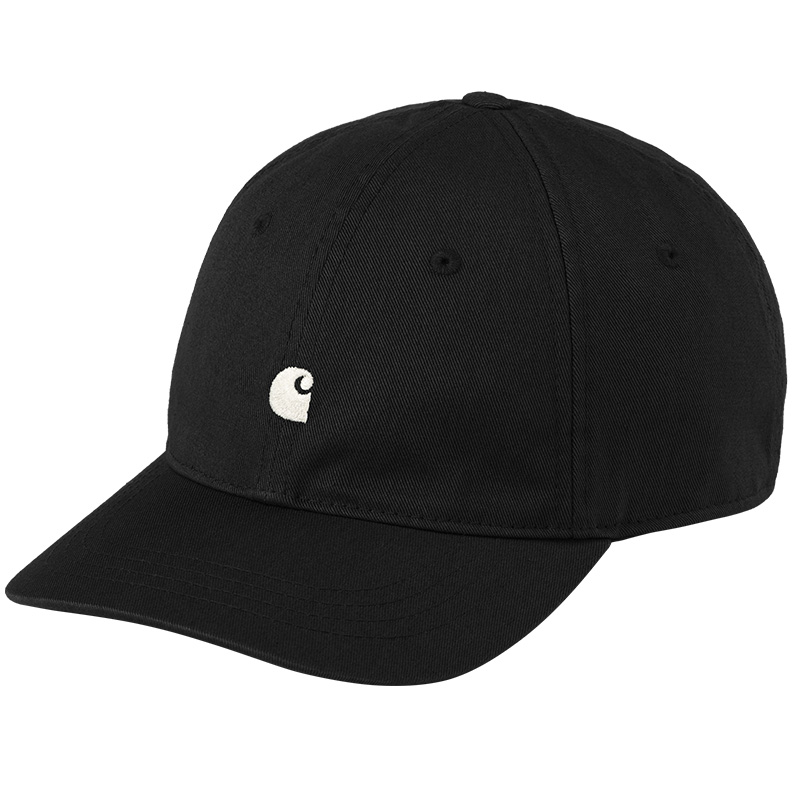 Carhartt WIP Madison Logo Cap Black/Wax Carhartt WIP Madison Logo Cap Black/Wax