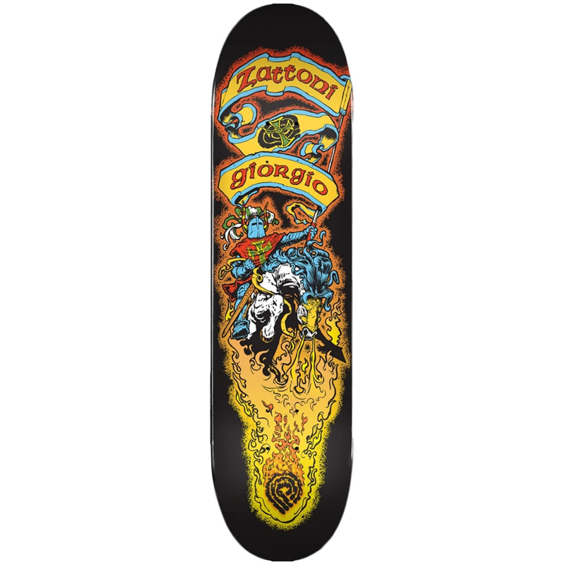 Powell Peralta Giorio Zattoni Crusader Skateboard Deck Shape 247 8.0