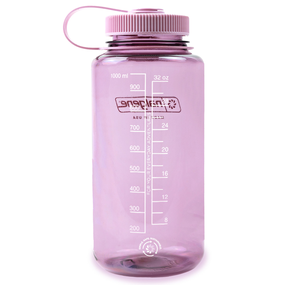 Nalgene Wide Mouth 1000ml Cherry Blossom Sustain Nalgene Wide Mouth 1000ml Cherry Blossom Sustain