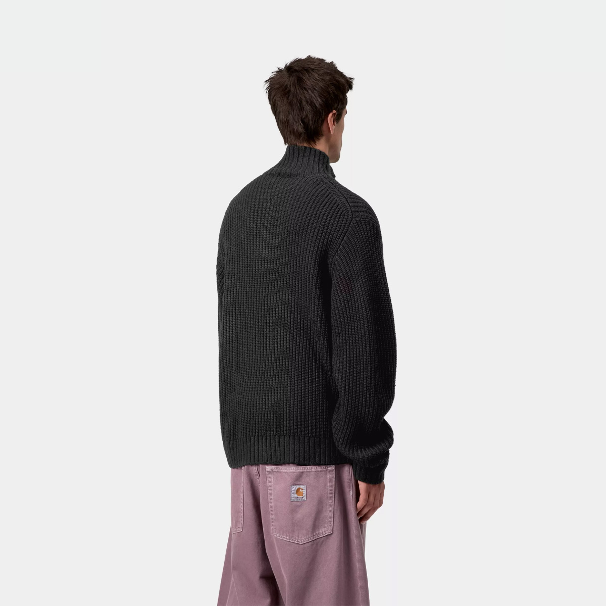 Carhartt WIP Detroit Half Zip Sweater Black