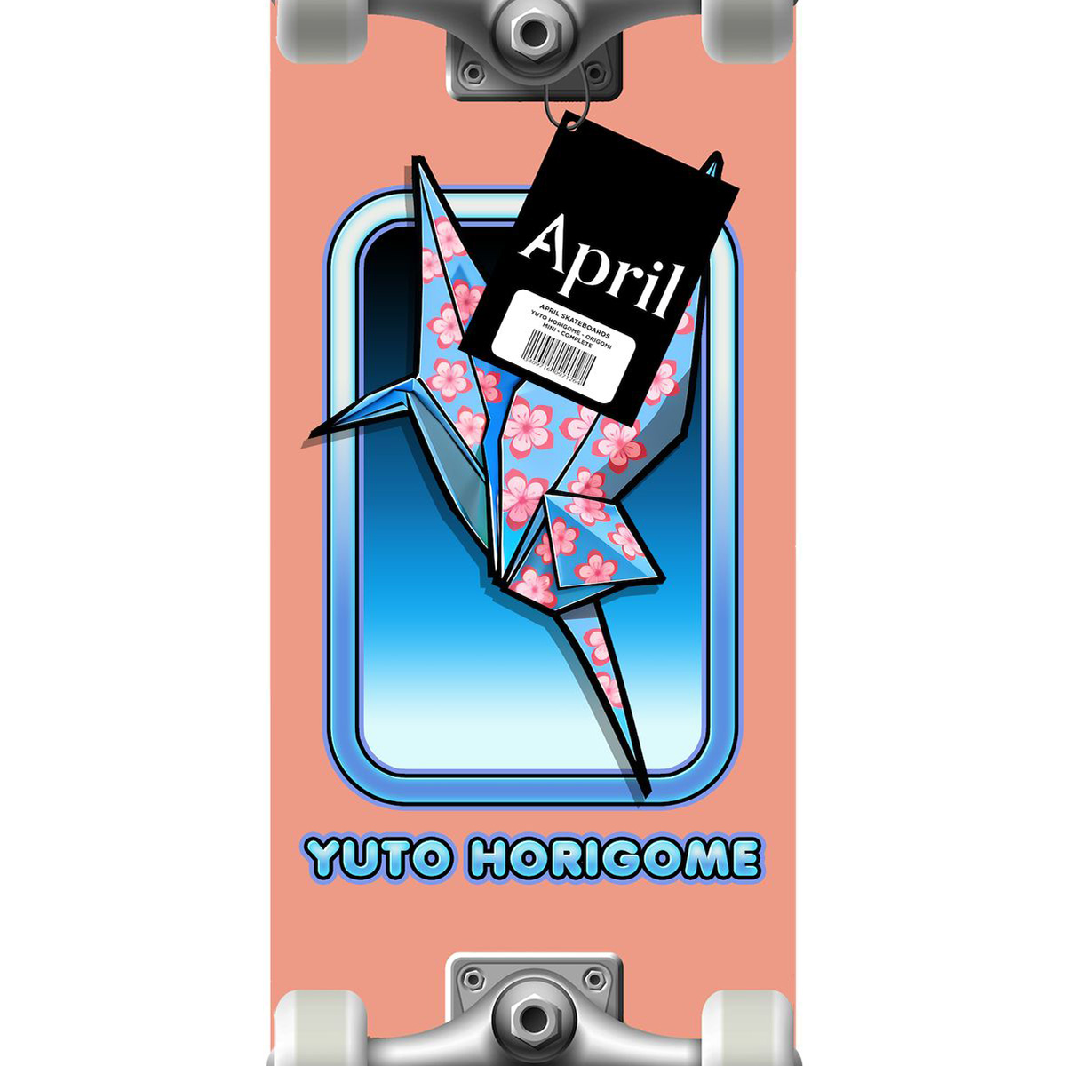 April Yuto Origomi Complete Skateboard 8.0