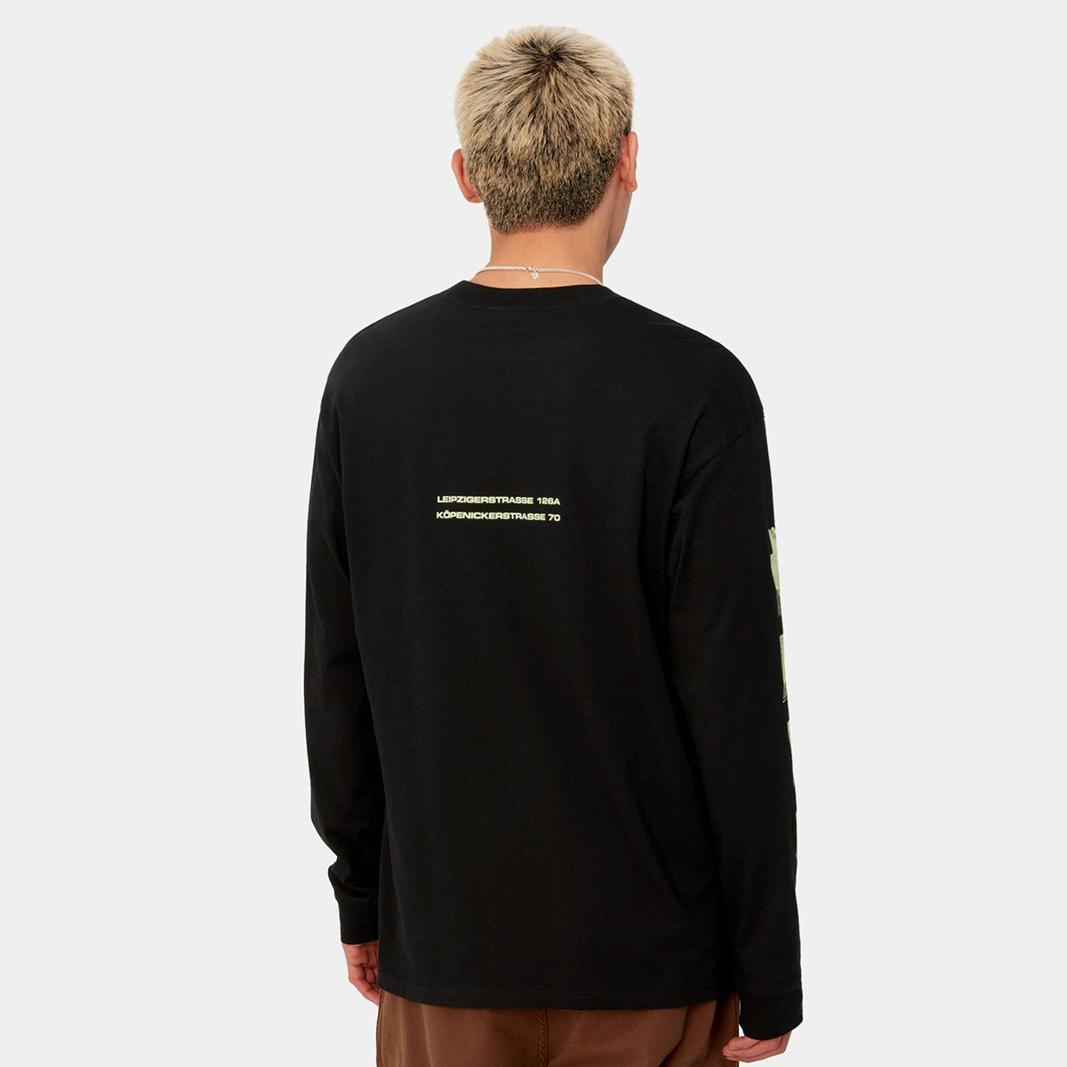 Carhartt WIP x Tresor Longsleeve T-Shirt Black/Glow Green Carhartt WIP x Tresor Longsleeve T-Shirt Black/Glow Green