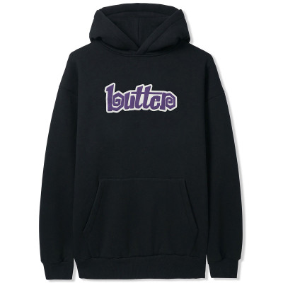 Butter Goods Nylon Logo Applique Hoodie Navy | M | 1142812_M