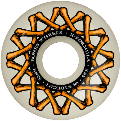 bones BONES WHEELS X-Formula Skateboard Wheels XF 53mm V6 Widecut X95