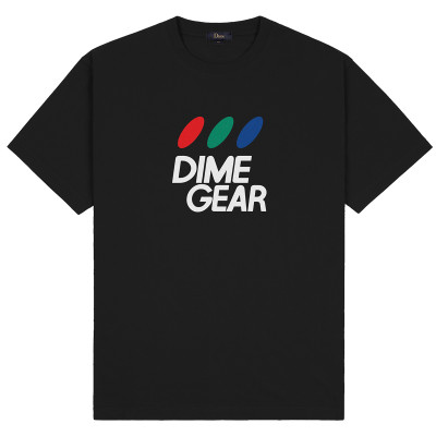 関税込◆個性が光る◆Dime Icy Cursive ロゴ コットン Tシャツ Dime Icy Cursive T-Shirt Black - Venue Skateboards