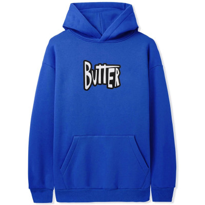 Butter Goods Nylon Logo Applique Hoodie Navy | M | 1142812_M