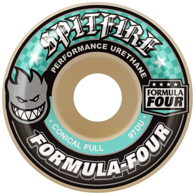 スケートボード SPITFIRE WHEEL FORMULAFOUR CONICAL 99D Spitfire Formula Four Conical Full Skateboard Wheels 56MM 99D