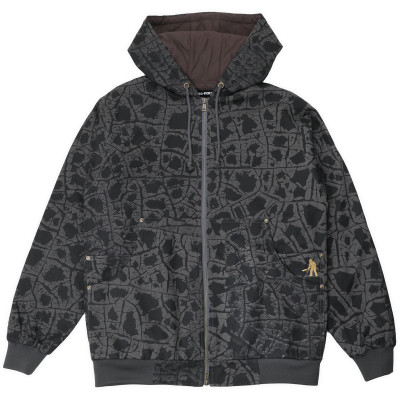新品 CLANE ★ LEOPARD HUNTING JACKET Leopard Printed Zipper Up Fleece Hoodie - NEWME