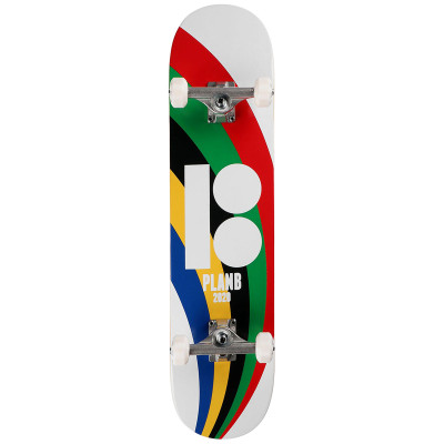 Skateboard Complet Speed Demons Checkers Factory - Noir Et Rose - 7,75 Pouces