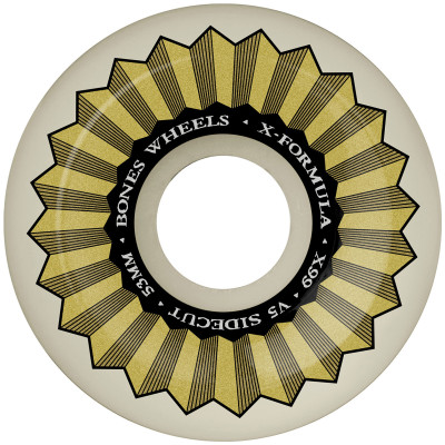 Bones X Formula V5 Sidecut Wheels 95A 53mm | Skatestore