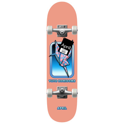 April OG Logo Complete Skateboard Blue 8.0 | Skatestore