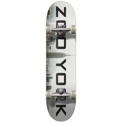 Skateboard Zoo York TAG 2021 Black/White - Complete Board 7 Plis Érable