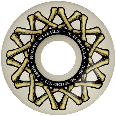 Bones X Formula V6 Widecut Wheels 95A 56mm | Skatestore