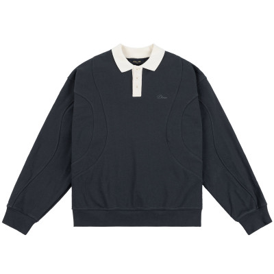 Dime French Terry Rugby Brown | Skatestore
